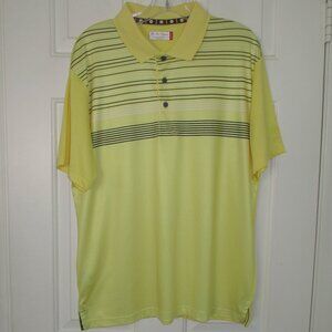 Ben Hogan Mens S/S Yellow Golf Polo Shirt - Size Medium
